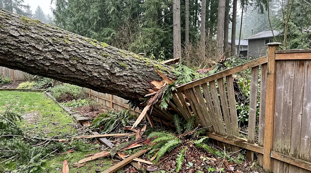 You are currently viewing Who Pays When a Neighbor’s Tree Falls on Your Property in Auburn, WA?